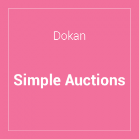 Dokan – Simple Auctions Integration