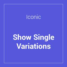 Iconic WooCommerce Show Single Variations