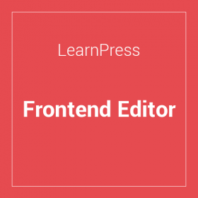 LearnPress Frontend Editor