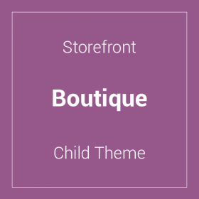 Storefront Boutique Child Theme