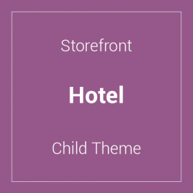 Storefront Hotel Child Theme