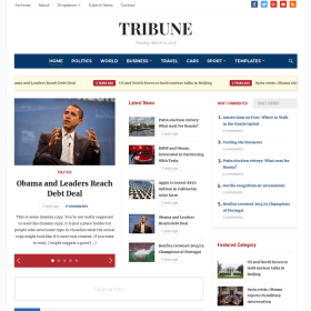 WPZoom Tribune WordPress Theme