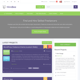 AppThemes HireBee – Freelance WordPress Theme