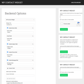 MyThemeShop WP Contact Widget