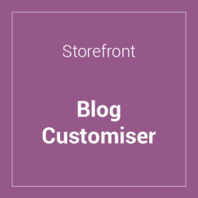 Storefront Blog Customiser