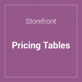 Storefront Pricing Tables