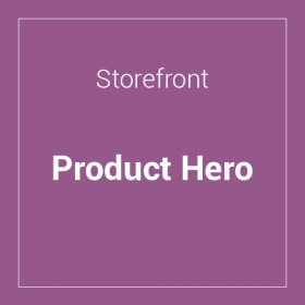 Storefront Product Hero