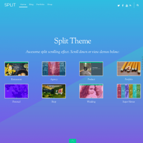 Themify Split WordPress Theme