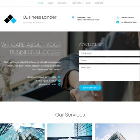 GretaThemes Business Lander WordPress Theme