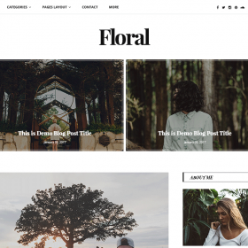 GretaThemes Floral WordPress Theme