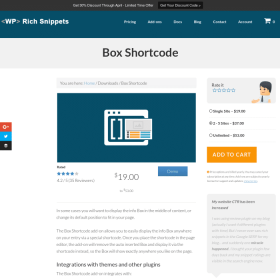WP Rich Snippets Box Shortcode