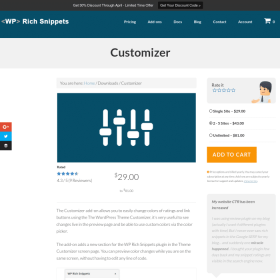WP Rich Snippets Customizer