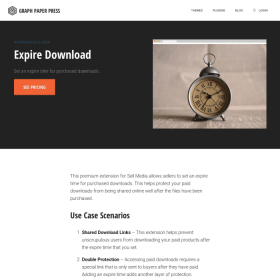 Graph Paper Press Sell Media Expire Download Add-On