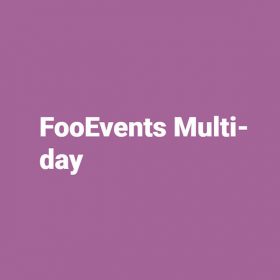 FooEvents Multi-Day