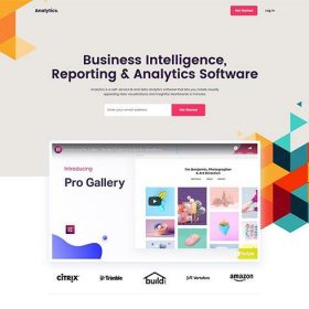 Elementorism Analytics Landing Page