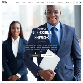 ZigZagPress Away Genesis Child WordPress Theme
