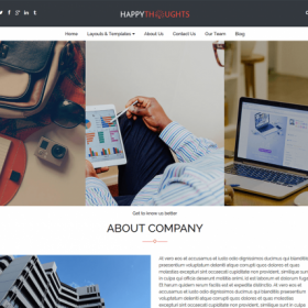 CyberChimps – Happy Thoughts WordPress Theme