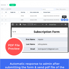 ARForms – PDF Creator Addon