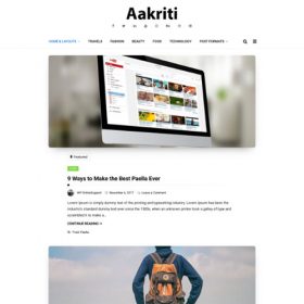 WP OnlineSupport – Aakriti Personal Blog Pro