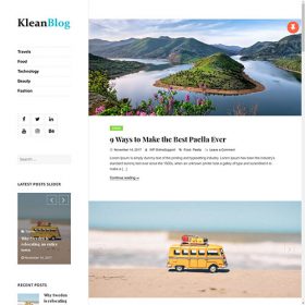 WP OnlineSupport – Klean Blog Pro