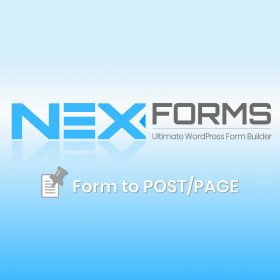 NEX-Forms – Form to Post