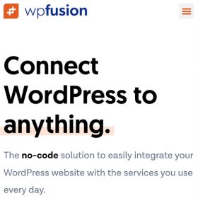 WP Fusion (Personal Plan)