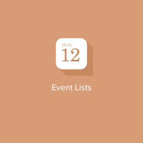 EventOn – Event Lists Extension