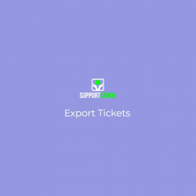 SupportCandy – Export Ticket