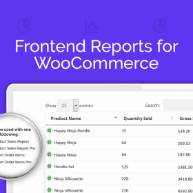 Frontend Reports for WooCommerce