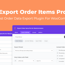 Export Order Items Pro