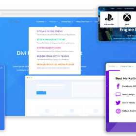 Divi Mega Menu