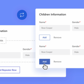 User Registration Repeater Fields