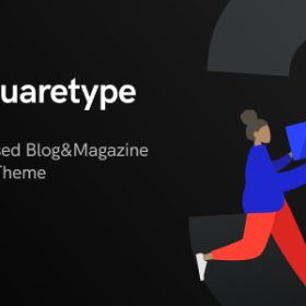 Squaretype – Modern Blog WordPress Theme